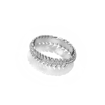 Unazë për femra Hot Diamonds Selene DR309, e argjendtë
