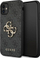 Futrollë telefoni Guess GUHCN614GMGGR, për iPhone 11 6.1", hardcase 4G, gri