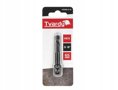 Thikë dore TVARDY Utility, 125x25x0.7mm, çelik SK2H, e zezë