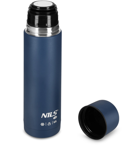 Termus udhëtimi NILS Camp NC3803, 0.5L, çelik inox, argjendtë