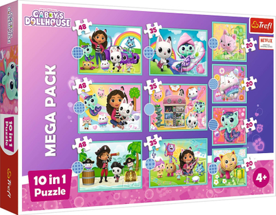 Set puzzle Trefl 10in1 Gabis World, 329 copa, shumëngjyrësh