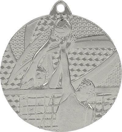 Medalje volejbolli e argjendtë Triumph, 5 cm
