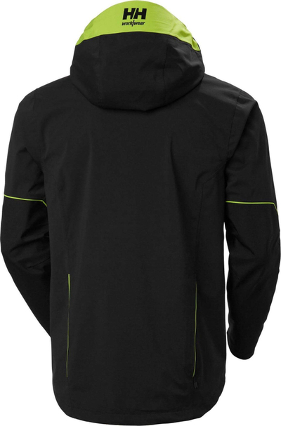 Xhaketë pune Helly Hansen Magni Evolution, shell tre-shtreshe, me kapuç, e zezë