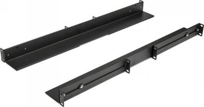 Shina rack StarTech 1U, 19", thellësi 24-36", të zeza