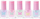 Set manikyri për kalamoj Martinelia Shimmer Wings, 5 copë, 5 ml, shumëngjyrësh