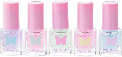 Set manikyri për kalamoj Martinelia Shimmer Wings, 5 copë, 5 ml, shumëngjyrësh