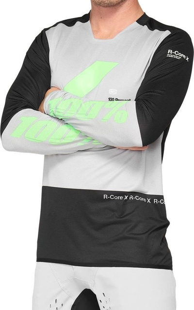 Bluzë çiklizmi 100% R-CORE X, M, e zezë