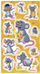 Ngjitëse dekorative Ranok Creative Mouse Stickers, set 10 copë, figura minjsh