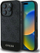 Kapak telefoni Guess PU 4G Stripe për iPhone 16 Pro Max, silikon, gri