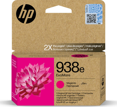 Kokë bojë HP 938e EvoMore, magenta, origjinale, për OfficeJet Pro 8130e