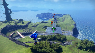 Loja PS5 Sega Sonic Frontiers Standard Edition, për Playstation 5, fizik, shumëngjyrëshe