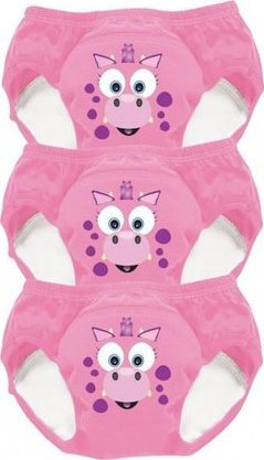 Mballoma trajnimi My Carry Potty My Little Training Pants Pink Dragon, set 3 copë, 18-24 muaj, rozë