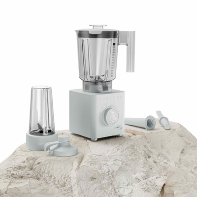 Blender Chefman Obliterator Travel Jar, i bardhë