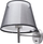 Lampë murale Beliani Columbia, metal, 28 cm, gri argjendi
