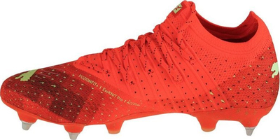 Këpucë futbolli Puma Future Z 1.4 MxSG, tapa metalike, për bar natyral, të kuqe