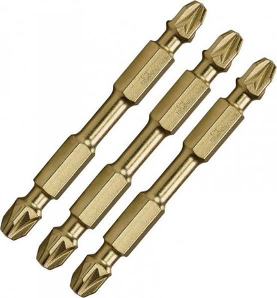 Bit kaçavide Makita PZ3-65mm, Pozidriv PZ3, 65mm, gri