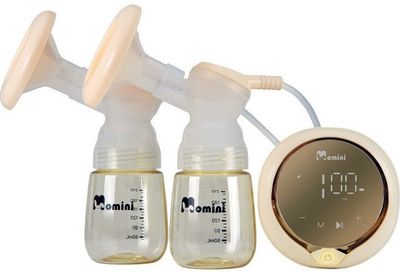 Pompa gjiri Momini MilkySilky, elektrike dyshe, ekran LED