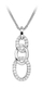 Qafore për femra Silver Cat SC479, 45 cm, e argjendtë