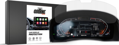 Mbrojtëse ekrani matte GRIZZ për BMW M3 G80 Live Cockpit 12.3", 2019-2023, transparente