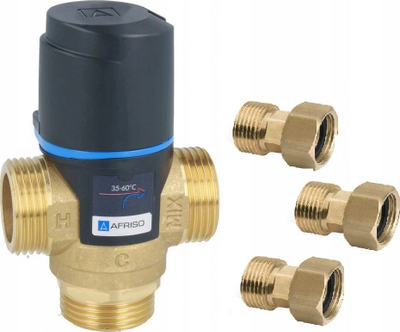 Valvul termostatike përzierëse ATM 563 DN20 G1, bronz