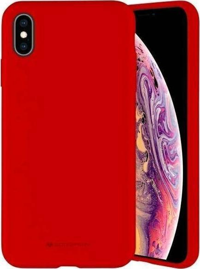 Mbulesë silikoni Mercury Goospery për Samsung Galaxy A32 4G, e kuqe