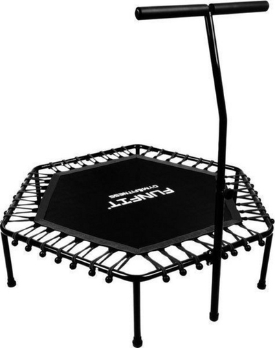 Trampolinë fitnesi FUNFIT, 130 cm, e zezë