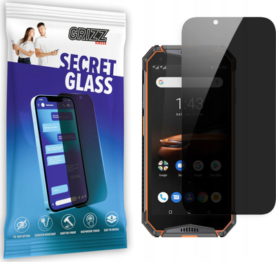 Xham mbrojtës privatësie Grizz SecretGlass për Ulefone Armor 3W, 9H, ekran i plotë, transparent