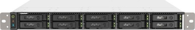 NAS rackmount QNAP TS-h1090FU-7302P-128G, 10 vende SSD NVMe, 25GbE, gri
