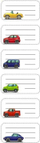 Sticker për notebook 7R NSN04, set me 3 fletë, dizajne të ndryshme