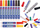 Set markerë për tabelë të bardhë LEANToys Whiteboard Marker Color, 8 copë, shumëngjyrësh