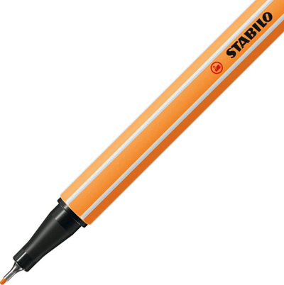 Stilolaps fineliner Stabilo Point 88 88/85, majë e hollë, ngjyrë papaja