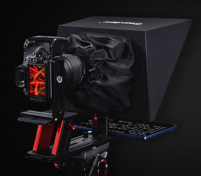 Teleprompter Desview TP150 për kamera DSLR dhe mirrorless, për tablet deri 15.3\", i zi