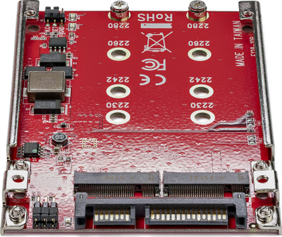 Адаптер SSD StarTech.com Dual-Slot M.2 во SATA, 2.5\", RAID