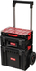 Set karrocë mjetesh Qbrick System PRO Set 4 2.0 Plus, me rrota, plastikë e zezë
