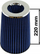 Filter ajri sportiv Simota Racing, cilindrik, 220 mm, blu