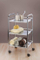 Karrocë banjoje Wenko Bath Organization Chrome, 3 rafte, 75 cm, krom