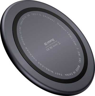 Karikues pa tel Crong Inductive Charger, 15W, Qi, i zi