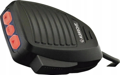 Mikrofon zëvendësues për radio CB Albrecht Alan AE 6490/6491, me kabllo, i zi