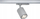 Spot dritash LED ProRail3 Kratos, 9W 1050lm, 4000K, argjend