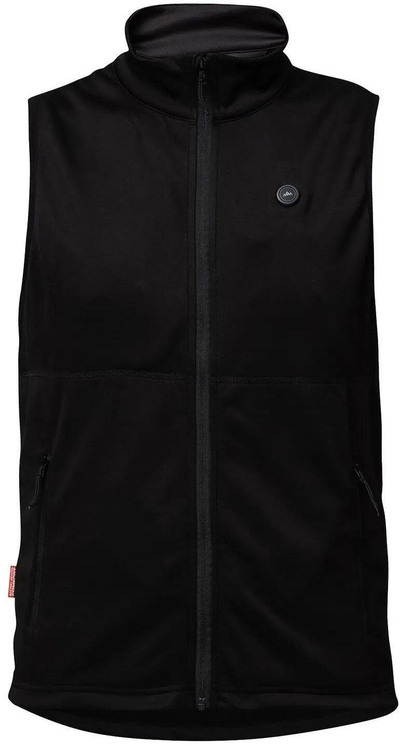 Jelek i ngrohshëm HeatX prej fleece për burra, XL, i zi