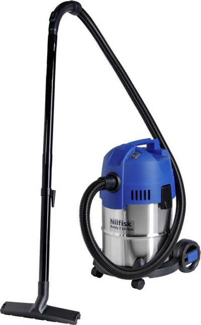 Fshesë me korrent Nilfisk Buddy II 18 Inox EU, e kaltër