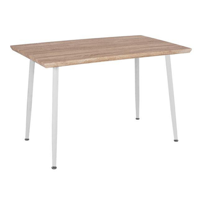 Tavolinë PALOMA, 120×70×76,5 cm, Sonama/white (HM8334.02), bardhë