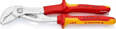 Kлещи за пумпа за вода Knipex Cobra 87 26 250 T VDE, 250mm, изолирана рачка, повеќебојни