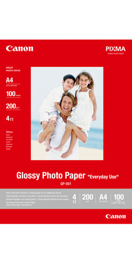 Letër fotografike për printer Canon GP-501, 10x15, 100 fleta, 200g