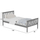 Shtrat Gimly nga pisha 190x90cm (HM675.05), gri
