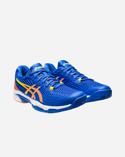 Këpucë tenisi Asics Solution Speed FF 2 Clay 1041A390 960, për meshkuj, blu me portokalli