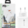 Karikues PD CC3.0, 20W, USB C, i bardhë