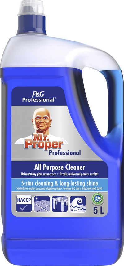 Detergjent universal Mr Proper Professional Ocean, 5L, për punë profesionale