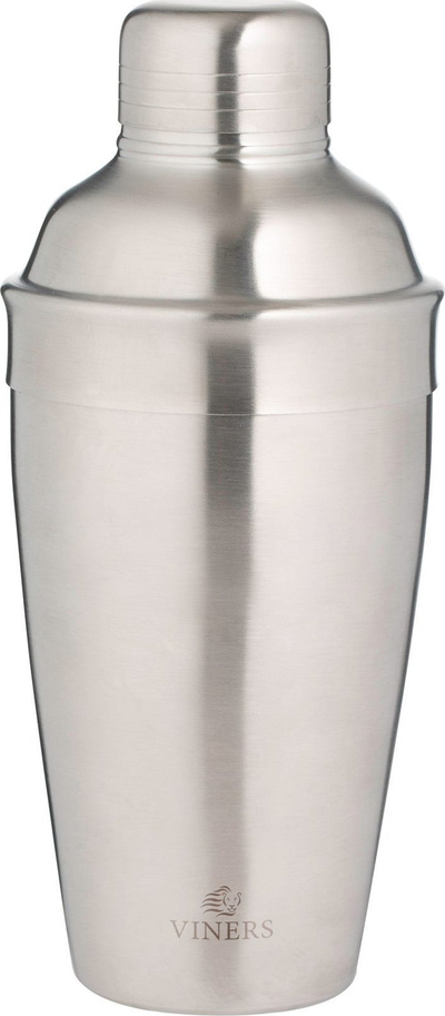Shajker koktejsh Viners Barware, 500ml, çelik inox, argjend