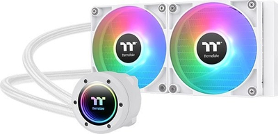 Ftohës uji për procesor Thermaltake TH240 V2 ARGB, radiator 240 mm, komplet AIO, i bardhë